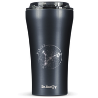 Kubek termiczny na kawę Dr.Bacty Apollo 2.0 - "Ryby"  - 360 ml  - Gunmetal