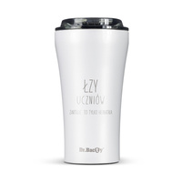 Kubek termiczny na kawę Dr.Bacty Apollo 2.0 - 360  ml - Dla nauczyciela - Glossy White