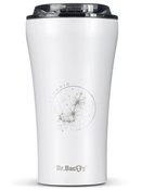 Kubek termiczny na kawę Dr.Bacty Apollo 2.0 - "Skorpion" - 360  ml - Glossy White