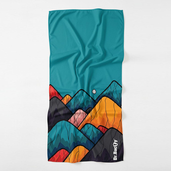 Dr.Bacty 70x140 double-sided quick-dry towel - Blue Mountain