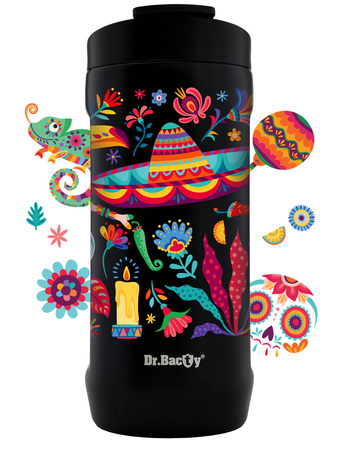 Dr.Bacty thermal coffee mug - Mexico - Black