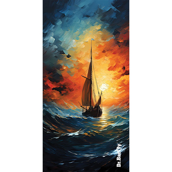 Dr.Bacty 70x140 double-sided quick-dry towel - Sailor