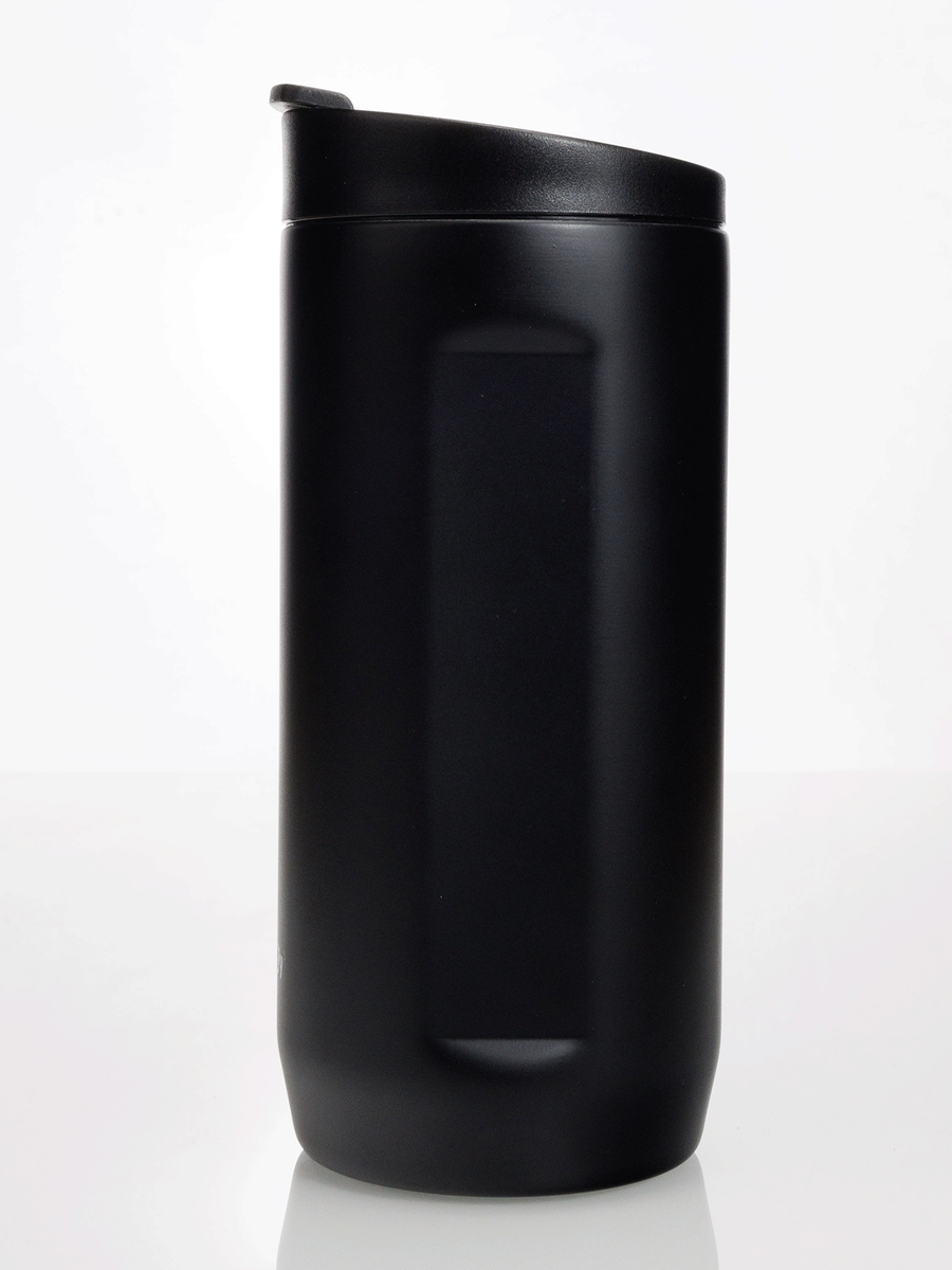 Kubek termiczny na kawę 2w1 Dr.Bacty Notus 360 ml - czarny - powystawowy