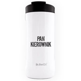 Car mug Dr. Bacty Notus for the Manager - white