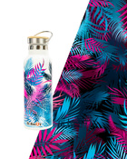 Butelka termiczna stalowa Dr.Bacty - Pink Palms