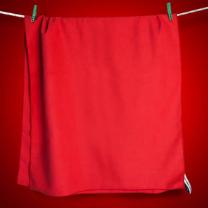 Dr.Bacty XL 70x140 quick-dry sports towel - Red