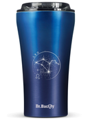 Dr.Bacty Apollo 2.0 - Kubek termiczny na kawę - "Lew" - 360 ml - Monaco Blue