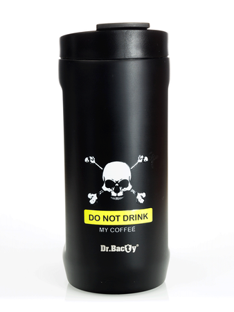 Kubek do samochodu Dr.Bacty Notus 360 ml - Do not drink my Coffe - czarny