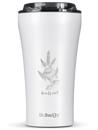 Kubek termiczny na kawę Dr.Bacty Apollo 2.0 360 ml "Alexandrine senna" - White