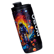 Kubek termiczny do kawy Dr.Bacty 360 ml - Czarny - NASA