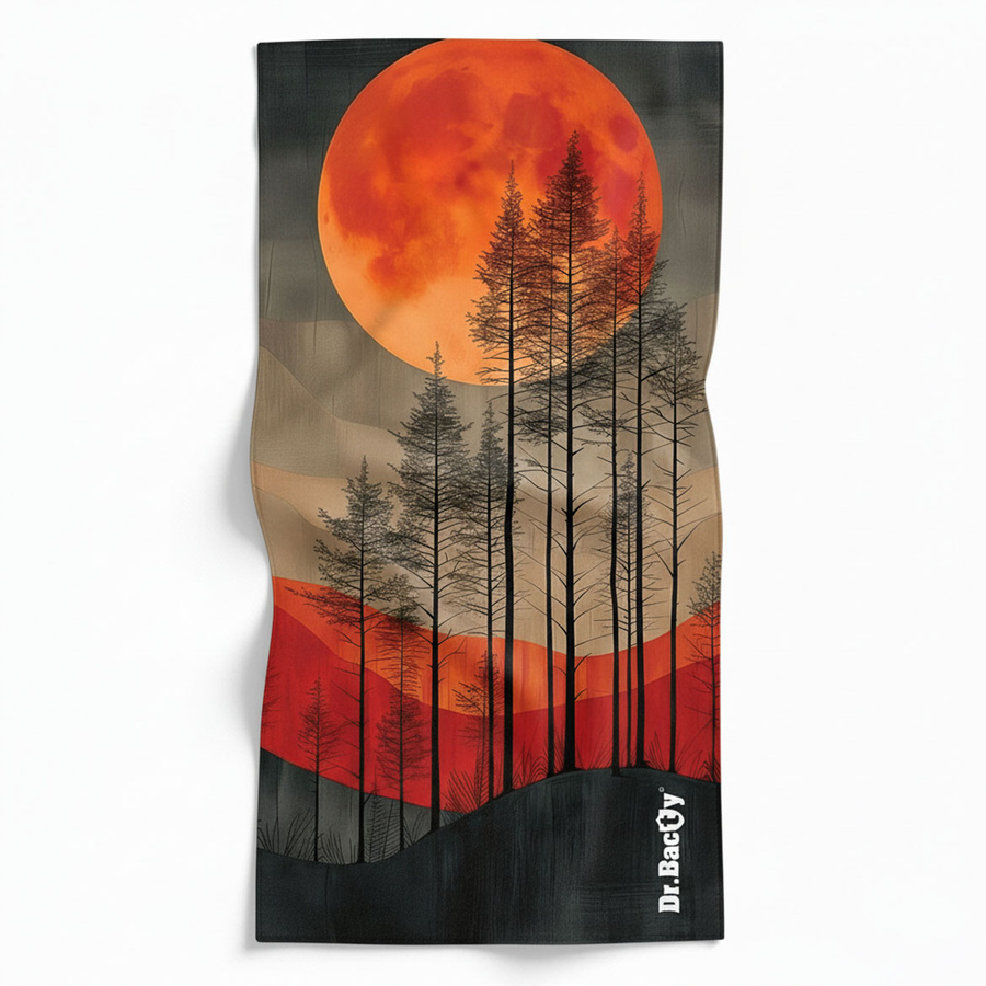 Ręcznik szybkoschnący dwustronny Dr.Bacty XL 70x140 – Luna