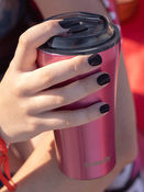 Ceramic-coated thermal Coffee Mug Dr.Bacty  Apollo 2.0 360 ml - Pink