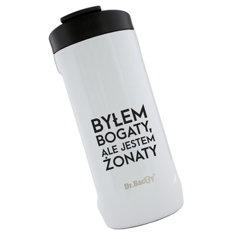 Caooer for a can Dr. Bacty notus for her husband - white