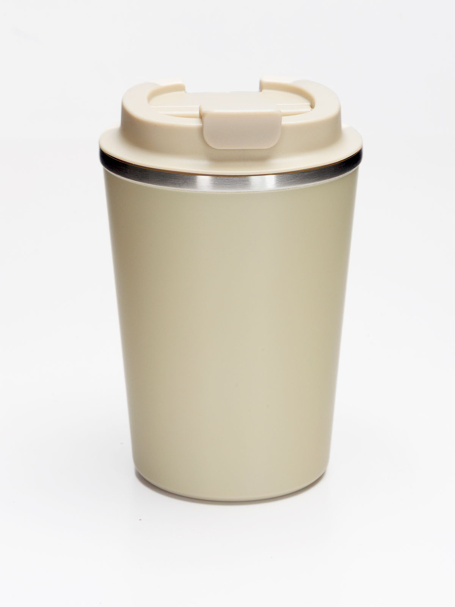 Kubek ekologiczny Dr.Bacty Terra RCS 300 ml – Szczelny, matowy, stal RCS - Piaskowy Beż