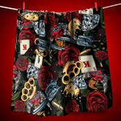 Gym towel quick-drying antibacterial double-sided 70x140 Revolver.