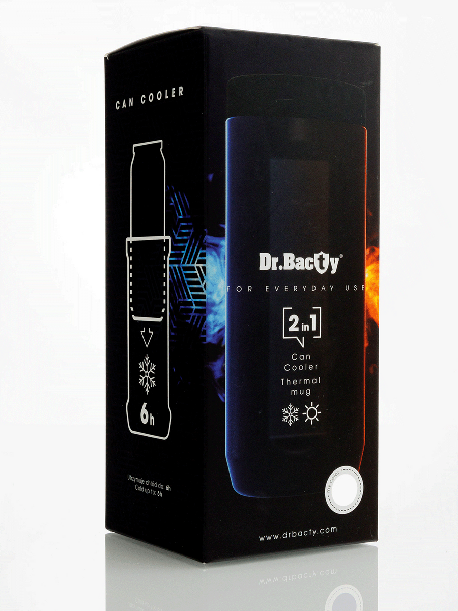 Kubek termiczny z grawerem Dr.Bacty Notus 360 ml - biały