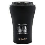 Coffee thermal mug with ceramic coating Dr.Bacty Apollo 227 ml - Best dad - black