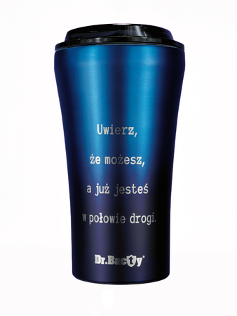 Ceramic-coated thermal Coffee Mug Dr.Bacty Apollo 2.0 360 ml - Monaco Blue