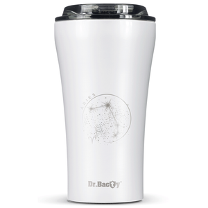 Dr.Bacty Apollo 2.0 thermal coffee mug - Aries - 360 ml - Glossy White