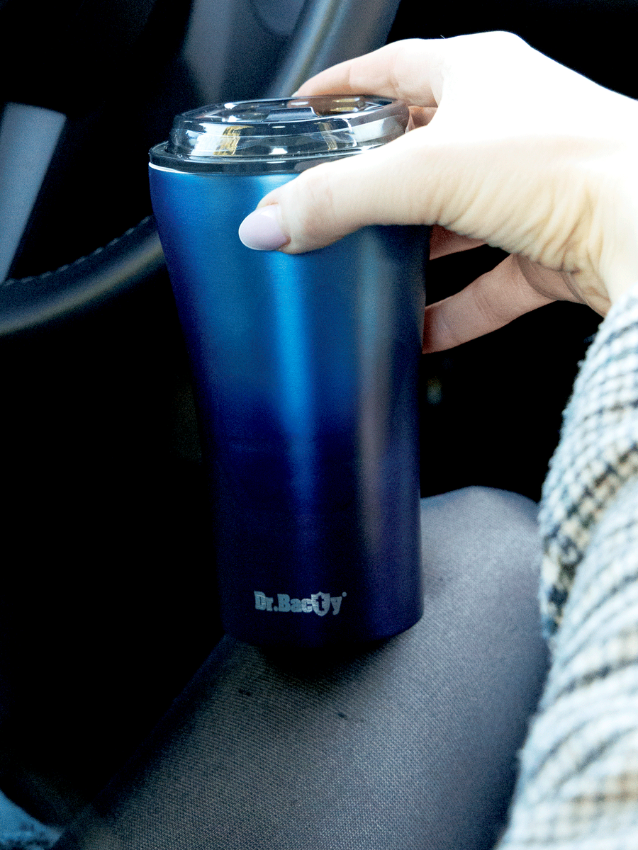 Dr.Bacty Apollo 2.0 thermal coffee mug - 360 ml - Monaco Blue - after sales