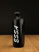 Thermal coffee mug 2-in-1 Dr.Bacty Notus 360 ml - ESSA - black.