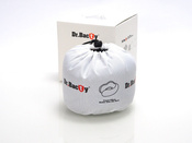 Poduszka podróżna na szyję Dr.Bacty - granatowa. Gratis zatyczki do uszu i opaska na oczy