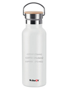 Dr.Bacty Iris 500 ml thermal bottle - white - personalised with engraving