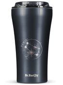 Kubek termiczny na kawę Dr.Bacty Apollo 2.0 - "Bliźnięta"  - 360 ml  - Gunmetal