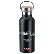 Dr.Bacty Iris stainless steel thermal bottle - black - Mont Blanc