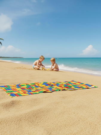 Dr.Bacty 70x140 double-sided quick-dry towel - Pixel