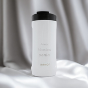 Kubek termiczny z grawerem Dr.Bacty Notus 360 ml -  biały
