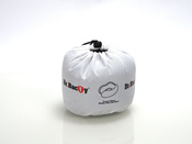 Poduszka podróżna na szyję Dr.Bacty - granatowa. Gratis zatyczki do uszu i opaska na oczy