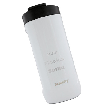 Dr.Bacty Notus 360 ml thermal mug with engraving - white