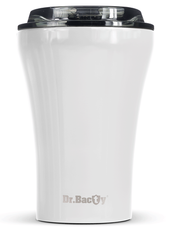 Kubek termiczny do kawy Dr.Bacty Apollo - 227 ml - biały - powystawowy