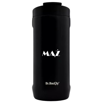 Kubek termiczny do kawy Dr.Bacty Notus 360 ml - Mąż - czarny