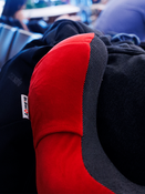 Poduszka podróżna na szyję Dr.Bacty - czerwona - powystawowa