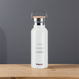 Dr.Bacty Iris 500 ml thermal bottle - white - personalised with engraving