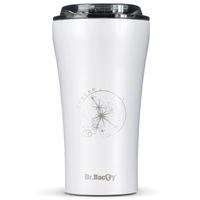Kubek termiczny na kawę Dr.Bacty Apollo 2.0 - "Rak" - 360  ml - Glossy White