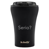 Kubek do kawy na wynos Dr.Bacty Apollo  227 ml - Serio - czarny