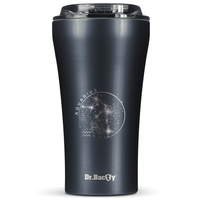 Kubek termiczny na kawę Dr.Bacty Apollo 2.0 - "Wodnik"  - 360 ml  - Gunmetal