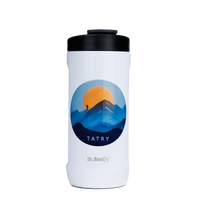 Kubek termiczny 2w1 Dr.Bacty Notus 360 ml - Biały - Tatry