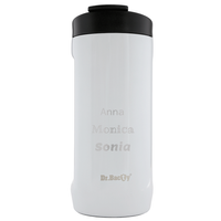 Kubek termiczny z grawerem Dr.Bacty Notus 360 ml -  biały