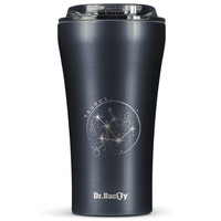 Kubek termiczny na kawę Dr.Bacty Apollo 2.0 - "Byk" - 360 ml  - Gunmetal
