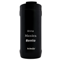 Kubek termiczny z grawerem Dr.Bacty Notus 360 ml -  czarny