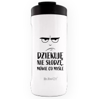 Kubek na napoje Dr.Bacty Notus 360 ml - Dziękuje, nie słodzę - biały