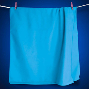 Ręcznik z powłoką dwustronny - Basic Blue - S 40 x 65