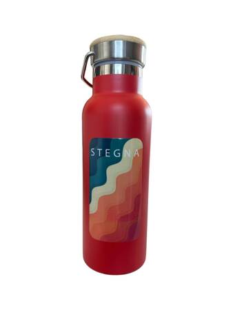 Butelka termiczna stalowa Dr.Bacty Iris 500 ml - Czerwona - Stegna