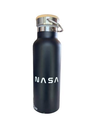 Butelka termiczna stalowa Dr.Bacty Iris - Czarna - NASA