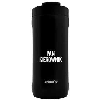 Cooler na puszkę Dr.Bacty Notus 360 ml - Pan Kierownik - czarny