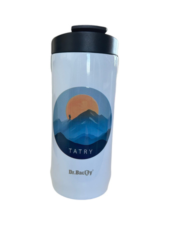 Kubek termiczny 2w1 Dr.Bacty Notus - Biały - Tatry